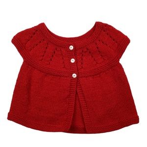 Hand Made Toddler Wool Knit Sweater